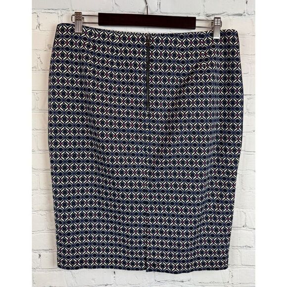 ADRIANNA PAPELL cotton stretch lined pencil straight skirt size 10 NWOT - Picture 5 of 10